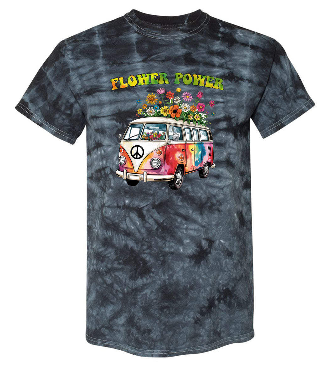 Flower Power Van TDD100501 Premium Tie-dye Shirt