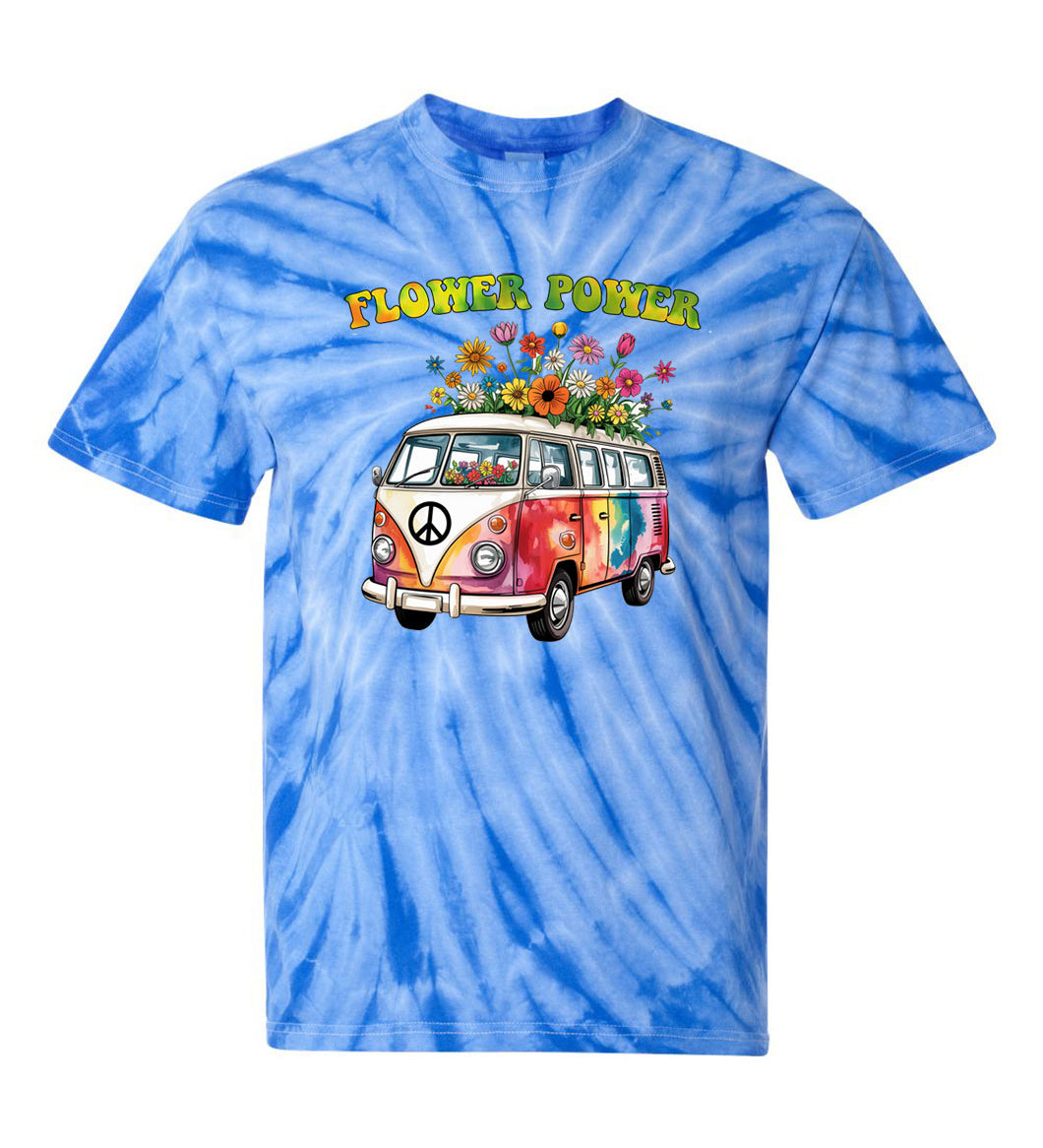 Flower Power Van TDD100501 Premium Tie-dye Shirt